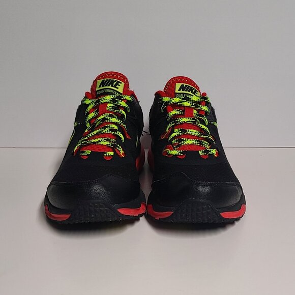 Nike Dual Fusion Trail Men's Shoes Black/Red US 11.5 - Picture 2 of 16